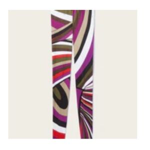 Emilio Pucci Multicolor Abstract Leggings